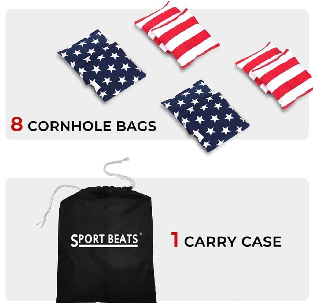 Custom American Flag Cornhole Boards